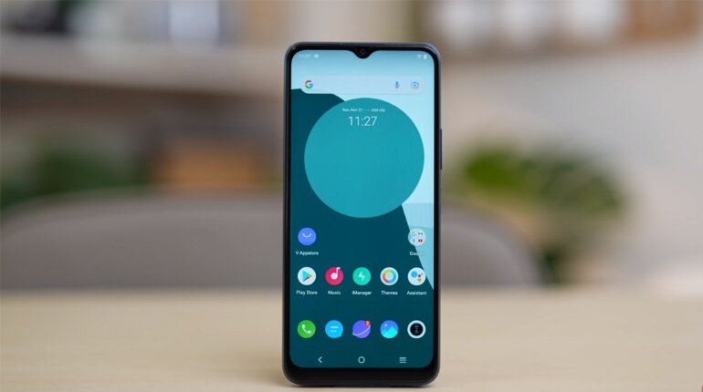 vivo y15a màn hình