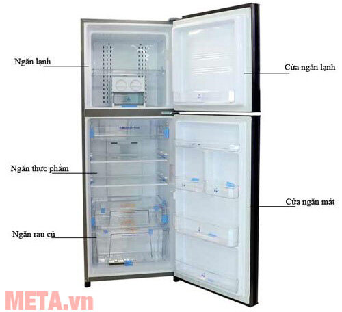 Tủ lạnh Aqua AQR-IU346BN - 345 lít