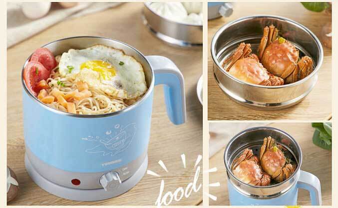 Ấm nấu điện đa năng Tiross TS1366 Ấm nấu điện đa năng Tiross TS1366