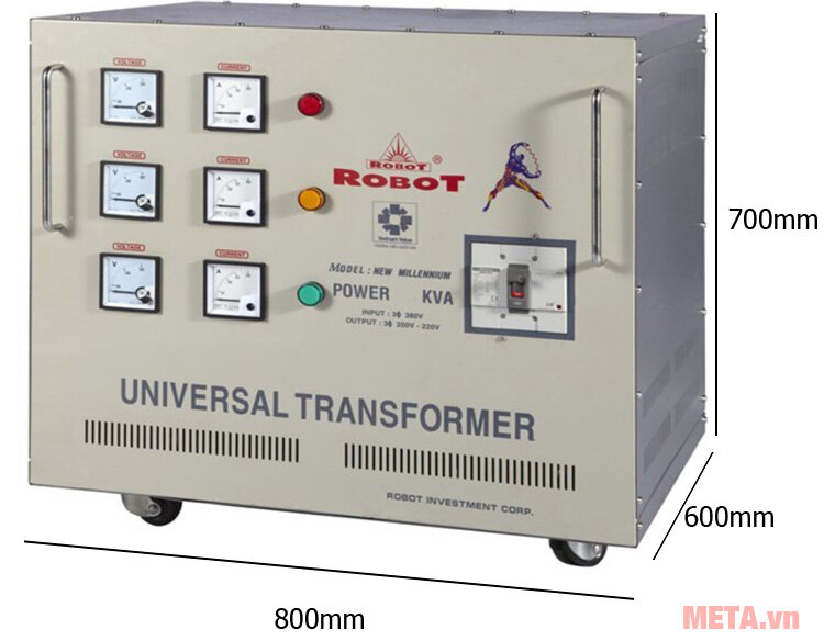 Biến thế Robot 3 pha 100 KVA UT3P100 dây đồng