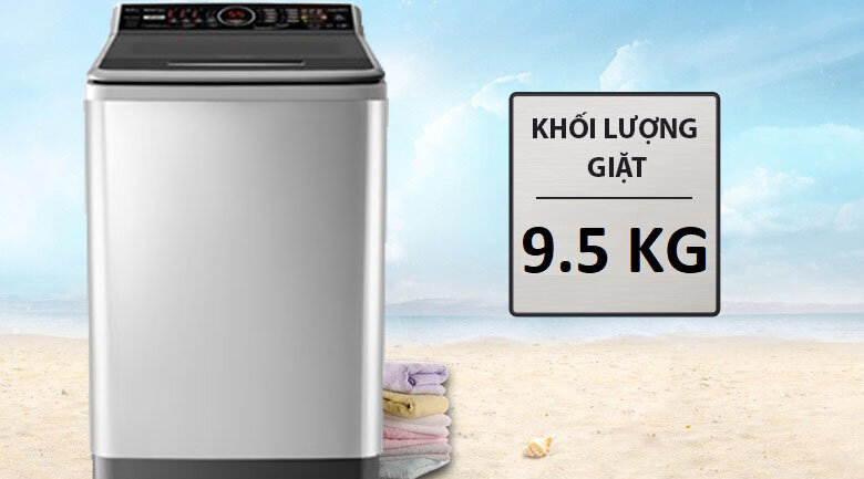 Khối lượng 9.5 kg - Máy giặt Panasonic Inverter 9.5 kg NA-FS95V7LMX