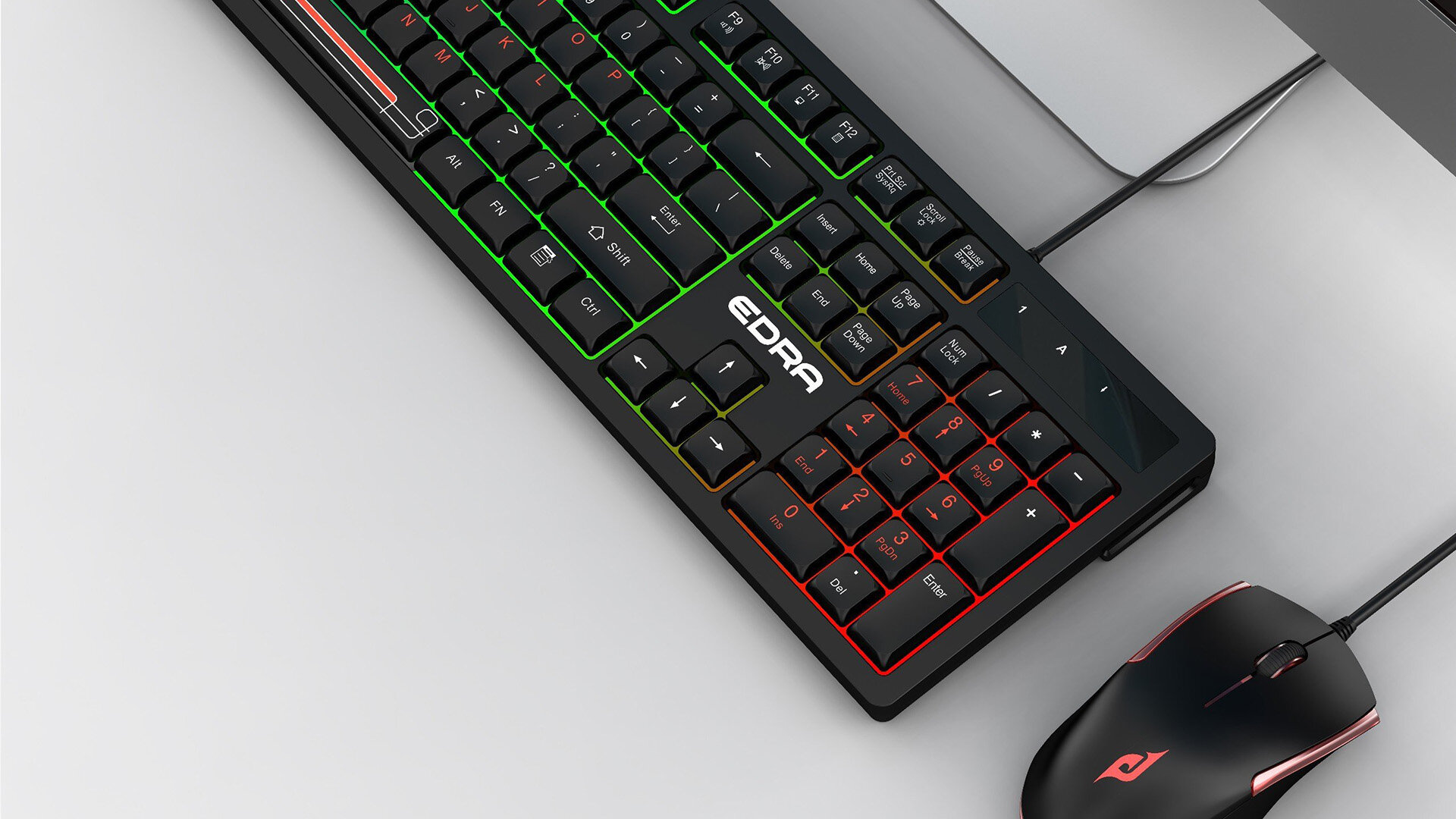 Bàn phím có dây Edra EK506 (Màu Trắng) 4