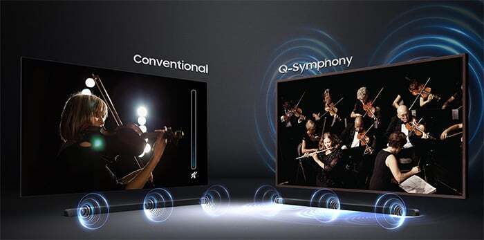 Loa thanh Samsung HW-S800B/XV có công nghệ Q-Symphony Loa thanh Samsung HW-S800B/XV
