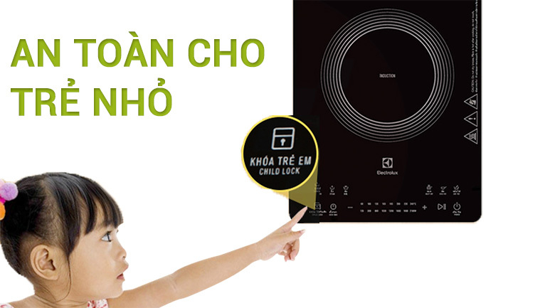 Bếp từ Electrolux ETD42SKR Bếp từ Electrolux ETD42SKR