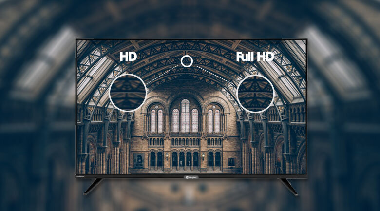 Hình ảnh sắc nét gấp 2 lần HD nhờ độ phân giải Full HD - Smart Tivi Casper 43 inch 43FX6200