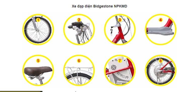 Xe đạp điện Bridgestone NPKMD