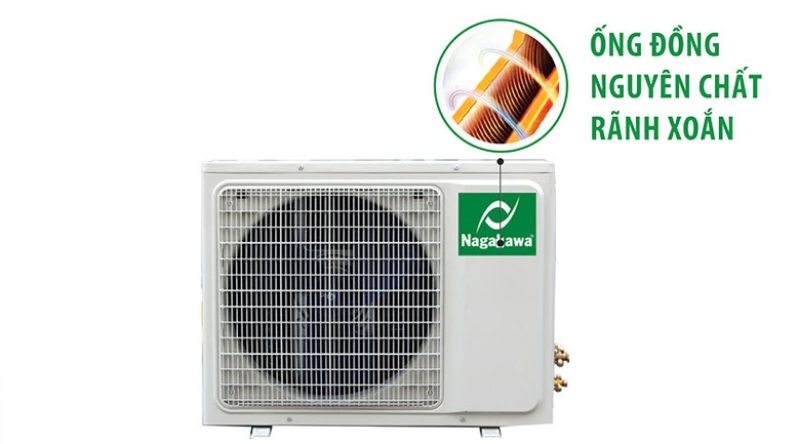 Điều hòa Nagakawa 9000 BTU 2 chiều NS-A09R1M05 gas R-410A 6 Điều hòa Nagakawa 9000 BTU 2 chiều NS-A09R1M05 gas R-410A