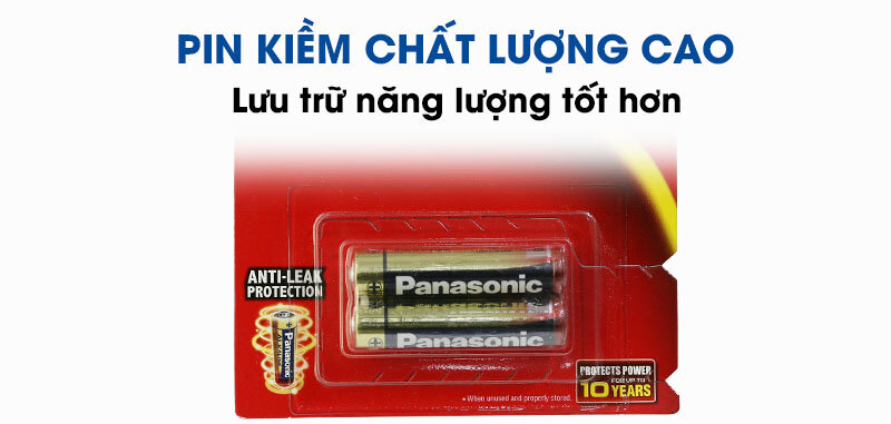 Pin AAA 2 viên Panasonic Alkaline LR03T-2B-V
