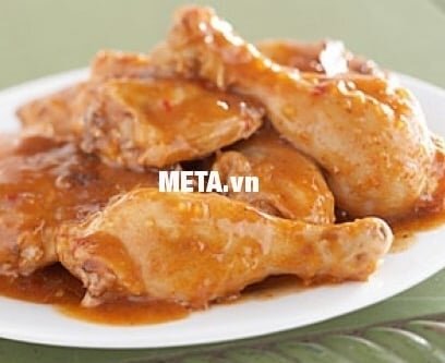 Nồi nấu cháo đa năng Hàn Quốc BBcooker BS15 nấu món đùi gà nấu chậm