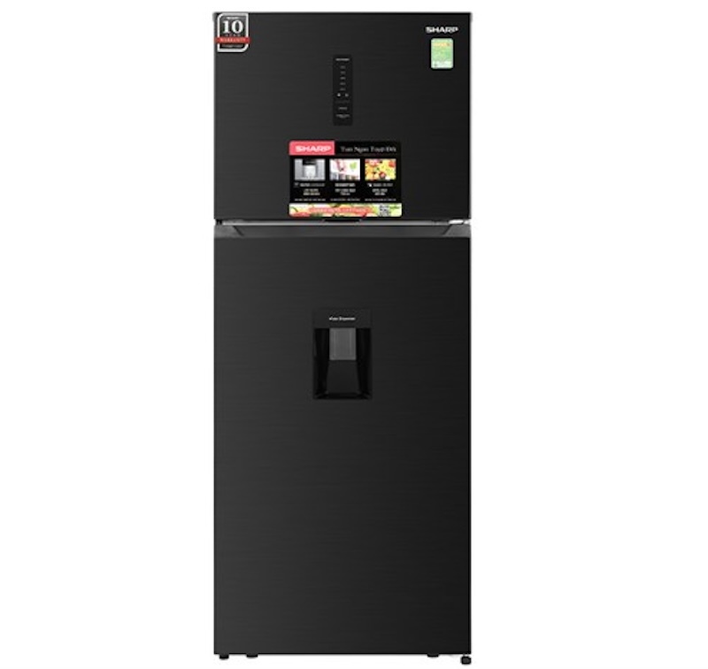 Tủ lạnh Sharp Inverter 417 Lít SJ-X417WD-DG gây ấn tượng với thiết kế ngăn đá