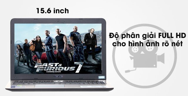 Laptop Asus A556UR i5 7200U/4GB/500GB/2GB 930MX/Win10/(DM398T)