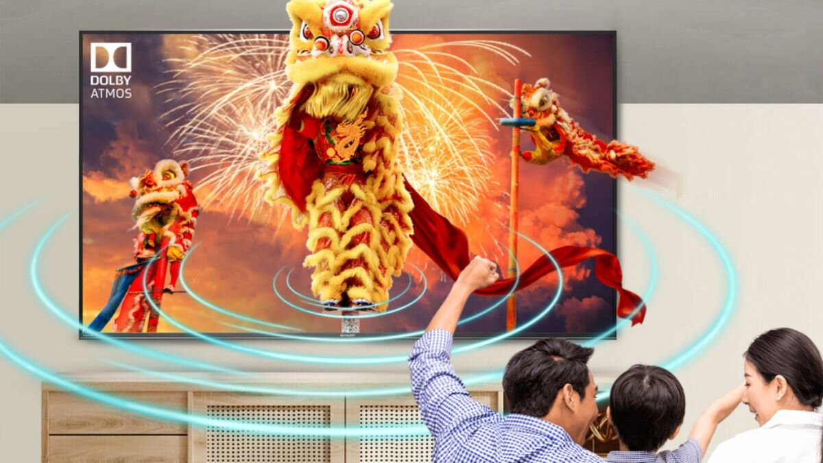 Công nghệ Dolby Atmos trên Tivi Sharp 4K 75 Inch 4T-C75EK2X