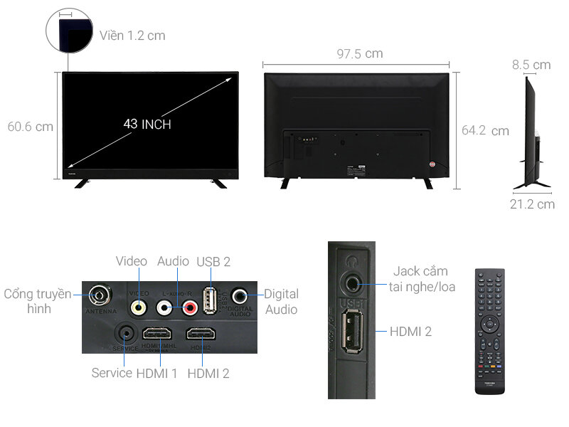 Tivi Toshiba 43 inch 43L3750 Tivi Toshiba 43 inch 43L3750