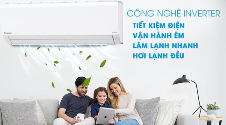Điều hòa Panasonic Inverter 14000 BTU 2 chiều CS-360DJ2 gas R-32