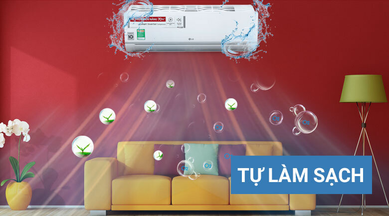 Máy lạnh LG Inverter 1 HP V10APR Máy lạnh LG Inverter 1 HP V10APR