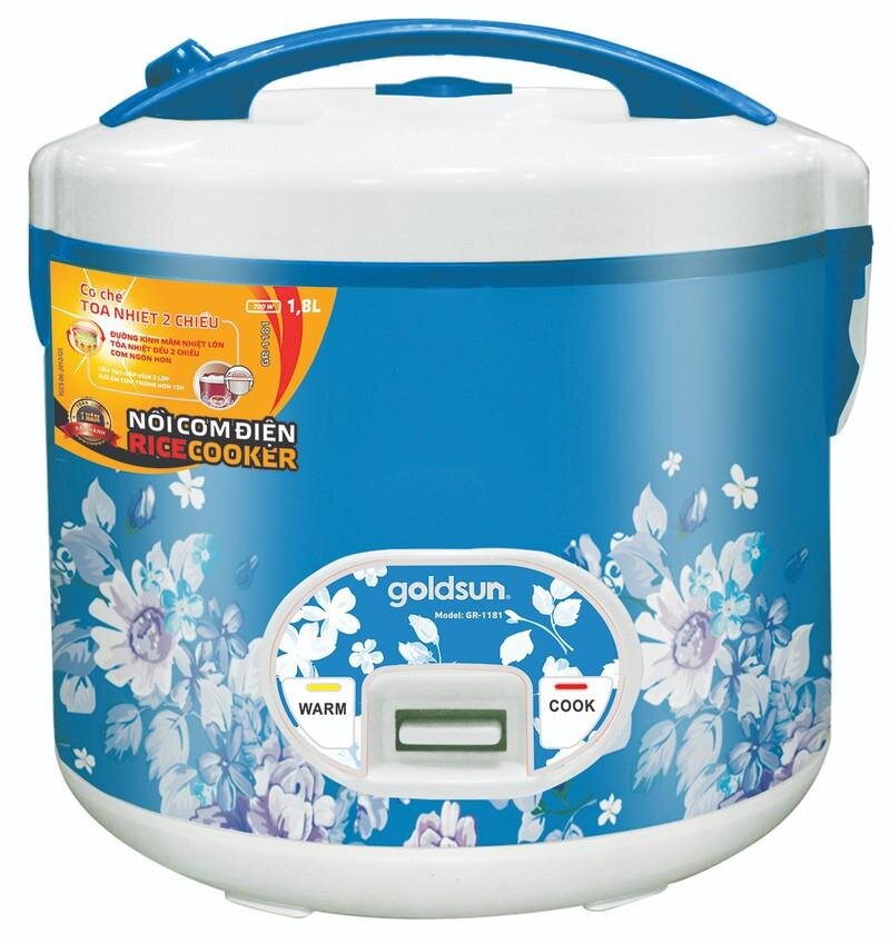 Nồi cơm điện cơ 1,8L Goldsun GR1181/1183