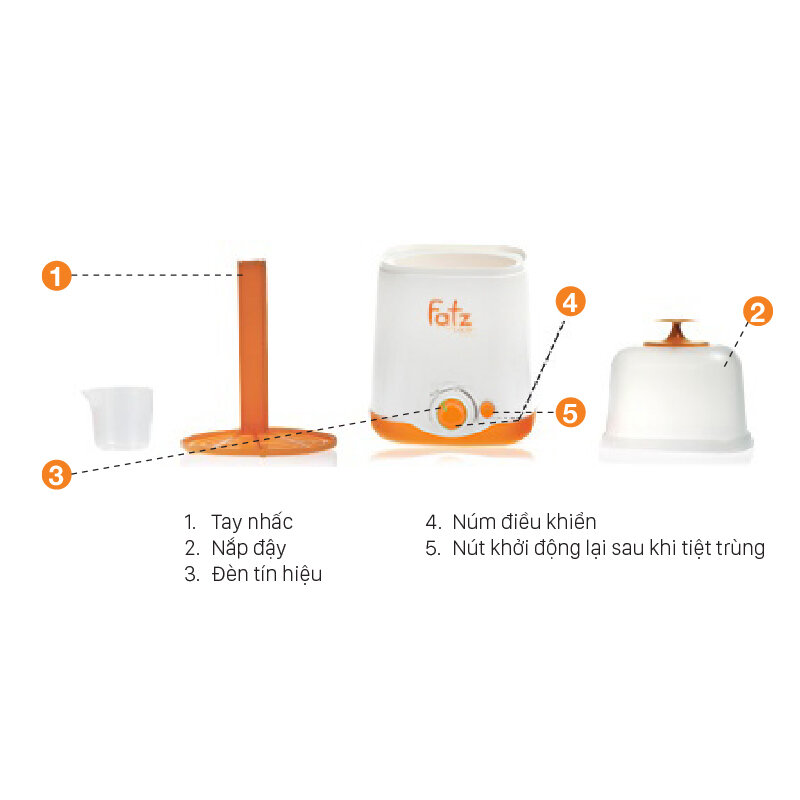  Máy hâm sữa thế hệ mới Fatzbaby FB3012SL