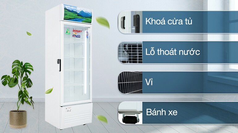 Tủ mát Sanaky Inverter 2 cánh 200 lít VH-2589K3