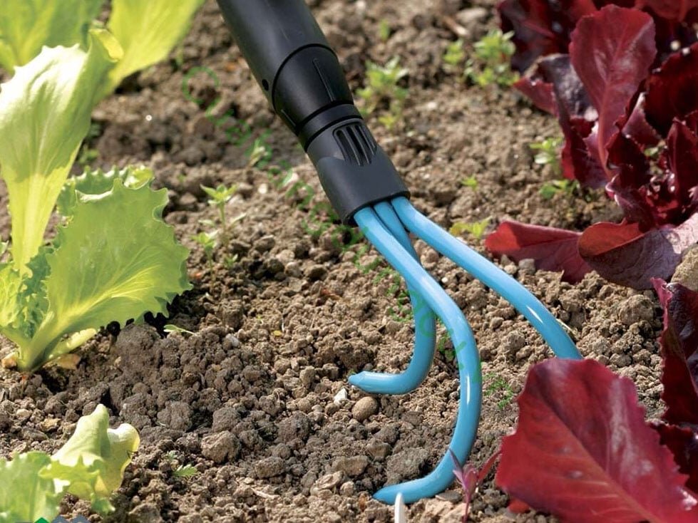 Đầu cào xới đất Gardena dùng với đất mềm Đầu cào xới đất Gardena