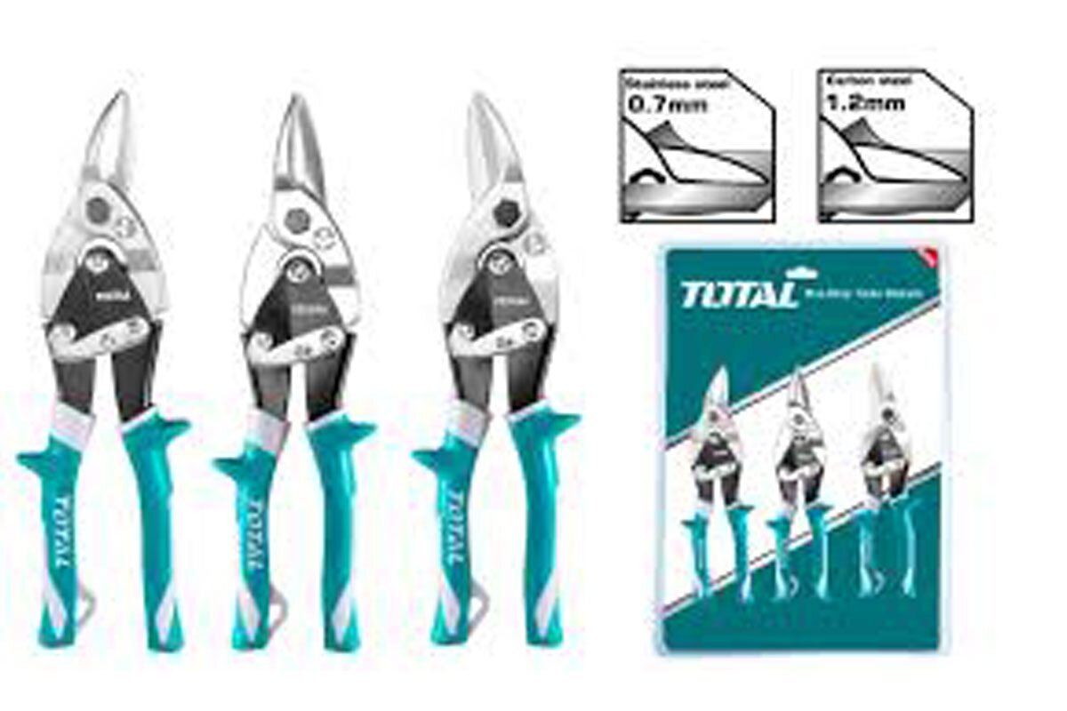 Bộ 3 kéo cắt tole Total THT520106K