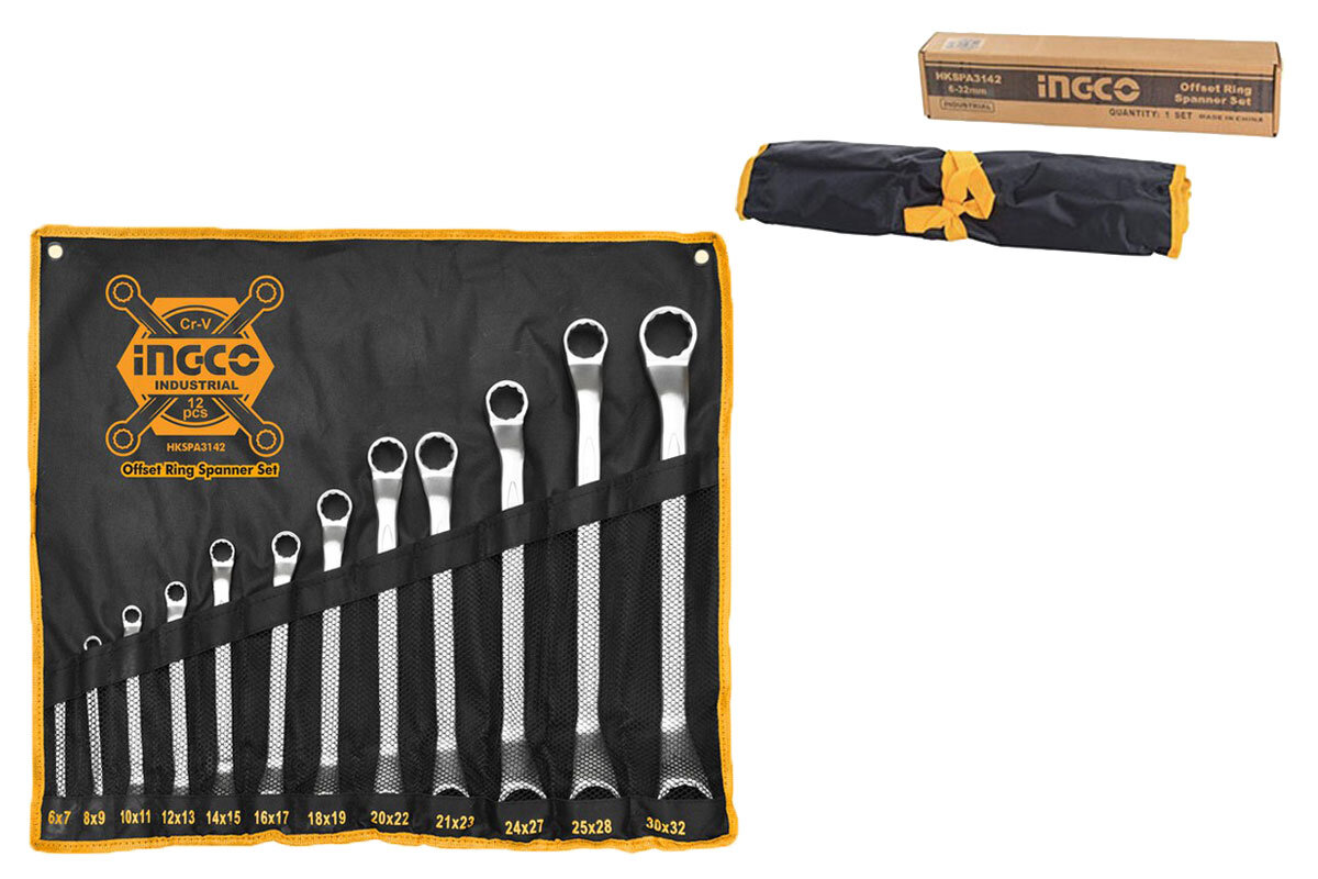 Bộ 12 cờ lê hai miệng 6-32mm INGCO HKSPA3142