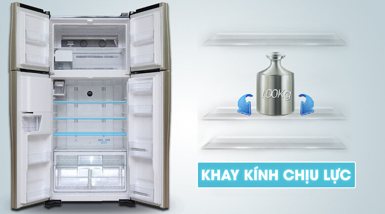 Tủ lạnh Hitachi 540 lít R-W660FPGV3X GBK