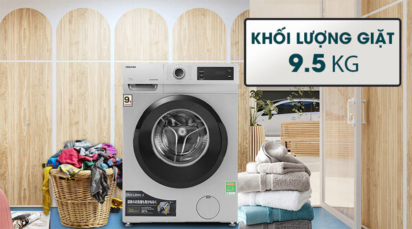 Máy giặt lồng ngang Toshiba TW-BK105S3V (SK) - 9,5kg Máy giặt lồng ngang Toshiba TW-BK105S3V (SK) - 9,5kg