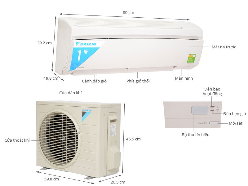Máy lạnh Daikin FTE25LV1V 1 Hp Máy lạnh Daikin FTE25LV1V 1 Hp