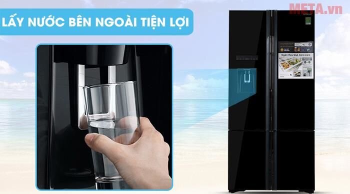 Tủ lạnh Hitachi Inverter R-WB730PGV6X 587 lít