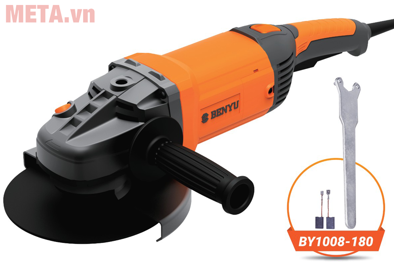Máy mài góc Benyu 1008/180 sử dụng đá mài 180mm Máy mài góc Benyu 1008/180
