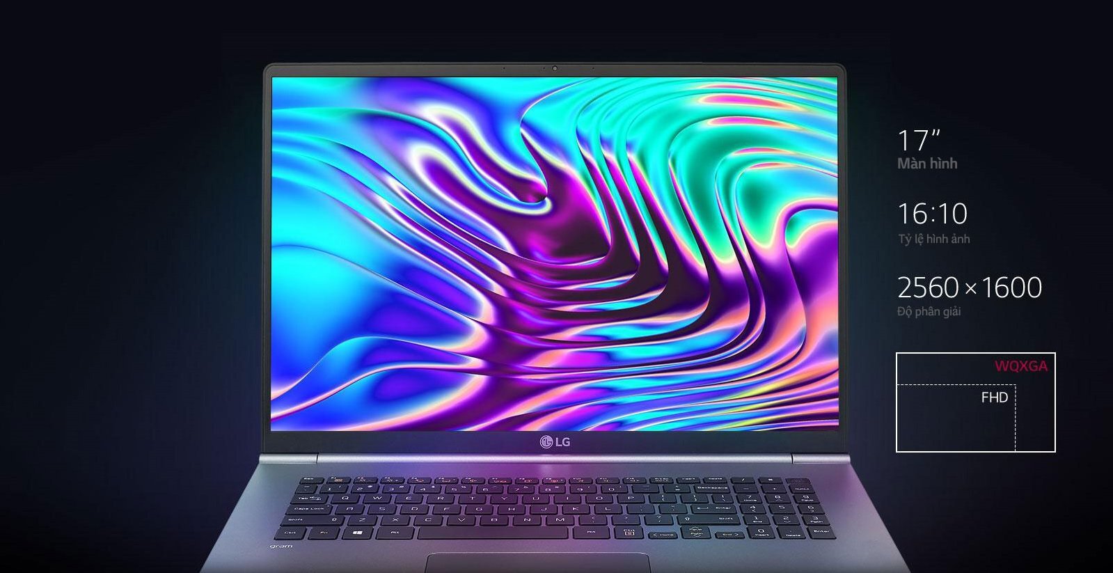 Laptop LG Gram 17Z990-V.AH75A5 (Silver Grey)- Thunderbolt™ 3, LED_KB