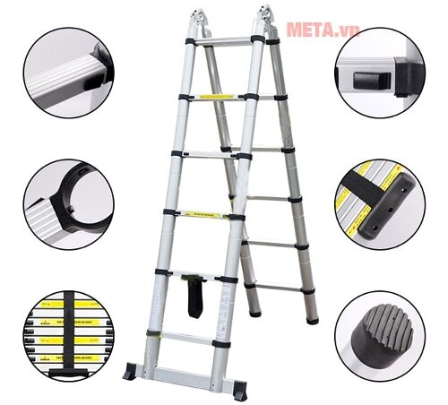 Thang đa năng chữ A bản lớn Ameca AMC - M309