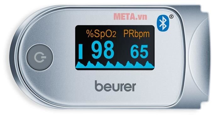 Máy đo nồng độ oxy trong máu SpO2 và nhịp tim Beurer PO60