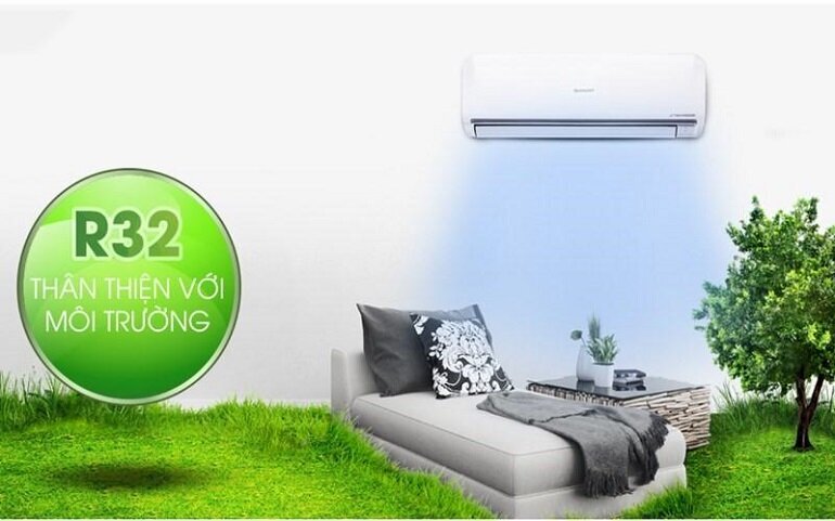 Điều hòa Dairry 12000 BTU 1 chiều Inverter i-DR12UVC gas R-32 4 Gas R32 thân thiện với môi trường