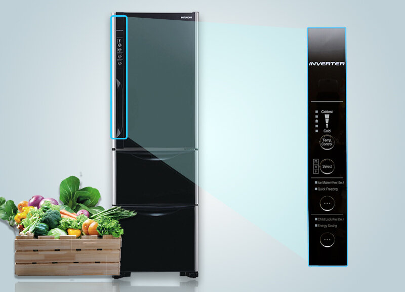 Tủ lạnh Hitachi 365 lít R-SG37BPG Tủ lạnh Hitachi 365 lít R-SG37BPG