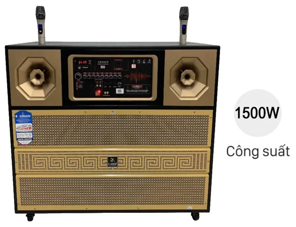 Hoạt động với công suất lên đến 1500W