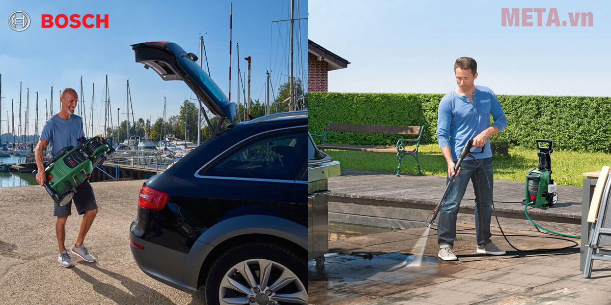 Máy phun xịt rửa áp lực cao Bosch Advanced Aquatak 140