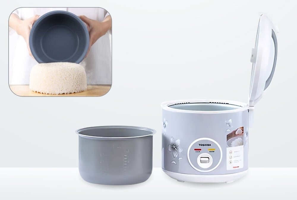 Nồi cơm điện Sharp RC-18JFM(H)VN có lòng nồi chống dính cao cấp