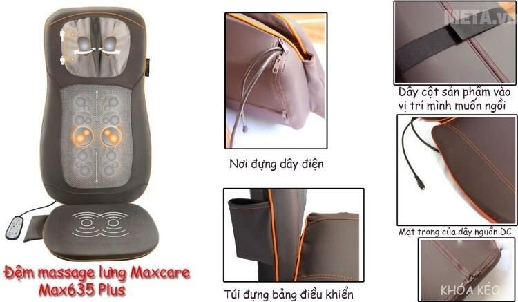 Đệm massage đa năng Maxcare Max-635 Plus