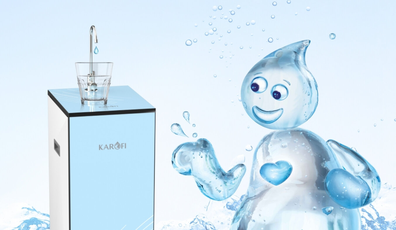 Máy lọc nước Karofi KAQ-L08 lọc sạch tuyệt đối