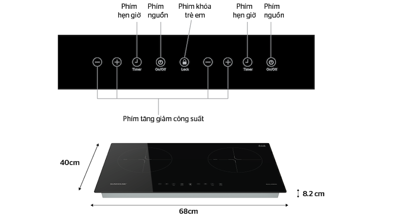 Bếp từ Sunhouse SHB66HN