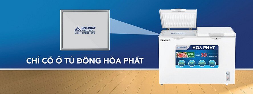 Tủ đông Funiki - Hòa Phát inverter 2 ngăn 205 lít HCFI-506S2D2/S2Đ2