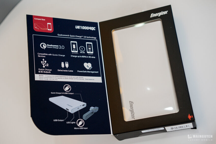 PIN DỰ PHÒNG ENERGIZER POWER BANK UE10004QC