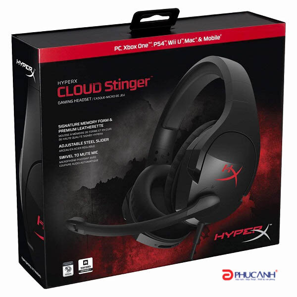 Tai nghe Kingston HyperX CLOUD STINGER (HX-HSCS-BK/AS)