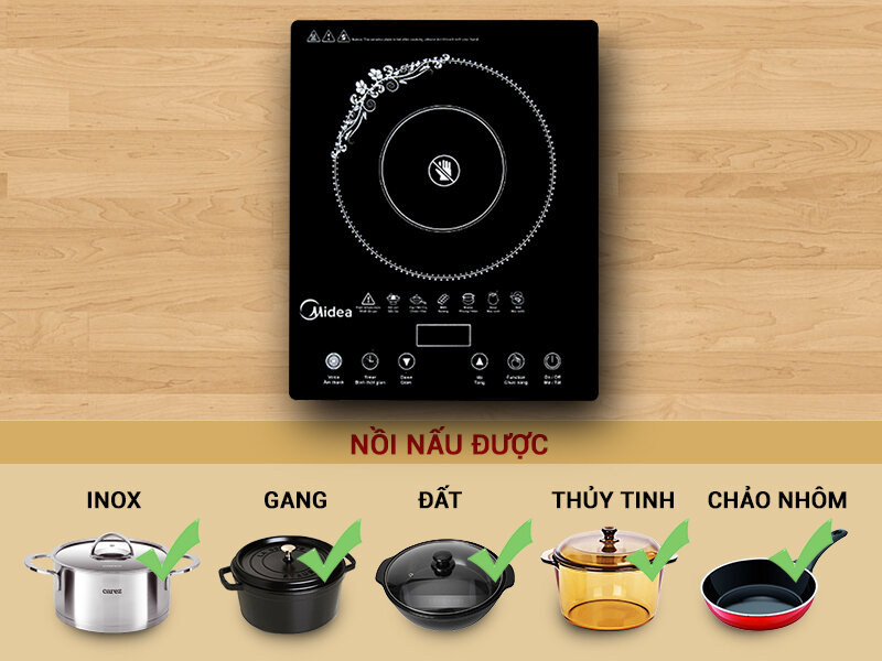 Bếp hồng ngoại Midea MIR-T2013DA