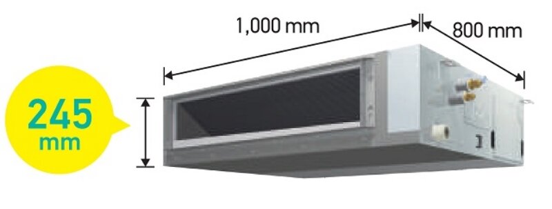 Điều hòa giấu trần nối ống gió Daikin Inverter 15000 BTU 1 chiều FBFC40DVM9/RZFC40DVM