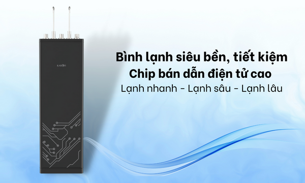 Máy lọc nước nóng lạnh Karofi KAD-K63 bình lạnh siêu tiết kiệm
