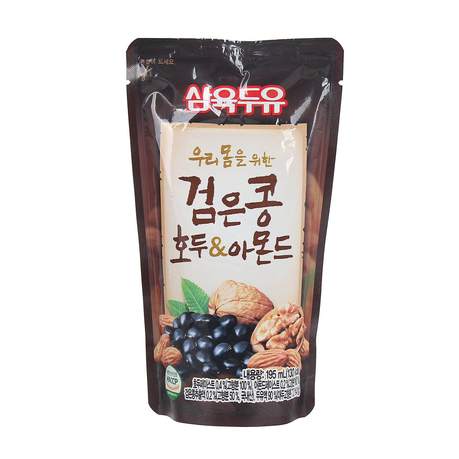  Nước đậu đen hạnh nhân óc chó Hàn Quốc 195ml