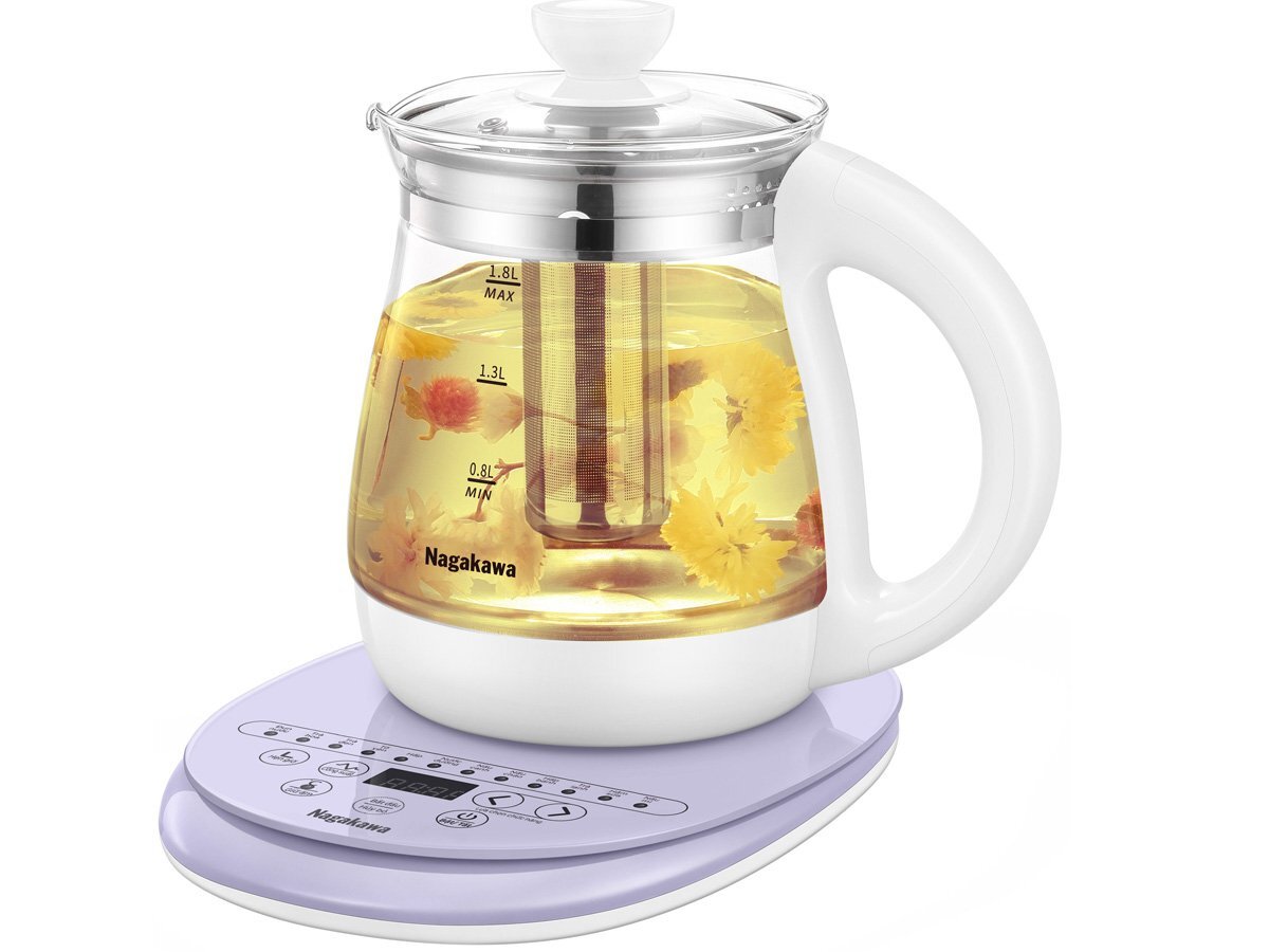 Ấm siêu tốc đa năng Nagakawa NAG0316 có thiết kế hiện đại