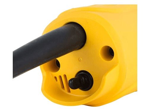 Công tắc ở đuôi máy Dewalt DW801-B1